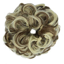 Messy Bun Hair Piece for Women Thick Updo Scrunchies Hair Extension Ponytail Hair Accessories Brown Mix Bleach Blonde OMGREAT