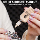 OPHIR Airbrush Makeup, Air Brush Kit with Air Compressor, 7x30ml Airbrush Foundation, 13x10ml Airbrush Blush Eyeshadow, Concealer & Loose Powder for Movie Stage Wedding Party Spray Makeup Airbrush Infinity Warehouse