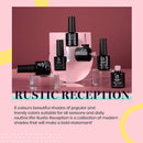 Beetles Gel Nail Polish Set, Rustic Reception Collection Pink Glitter Coral Gray Brown Gel Nail Lacquer Kit Bridal Nail Art Manicure Kit, 7.3ml Each Bottle beetles Gel Polish Store