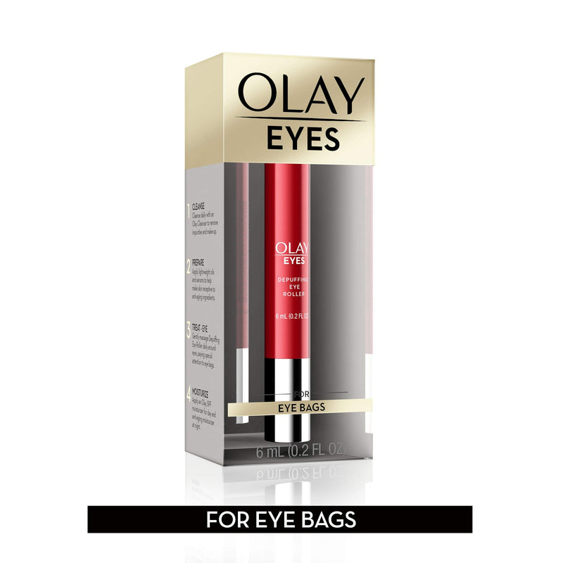 Olay Eyes Depuffing Eye Roller for bags under eyes, 0.2 fl oz Olay