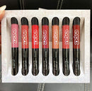 7Pcs Glitter Metallic Lip Liner and Lipstick Set Kit,evpct Matte to Glitter Liquid Lipstick Lip Gloss Set Red Brown Glitter Glossy Sparkly Lipstick Long Lasting with Lip Liner Lipliner Set for Women evpct