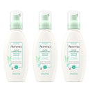 Aveeno Clear Complexion Foaming Oil-Free Facial Cleanser with Salicylic Acid Acne Medication for Breakout-Prone Skin & Soy Extracts, Hypoallergenic & Non-Comedogenic, 6 Fl Oz, Pack of 3 Aveeno