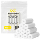 IXO Aligner Seater Chewies for Invisalign Aligners, Unscented, Bulk Pack in Resealable Bag (10 PCs) (White) IXO