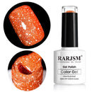 Glitter Gel Nail Polish, Gold Diamond Gelpolish Spark Shiny Nail Art Soak Off U V L E D Lacquer Gel Nail Starter Manicure Salon DIY at Home RAR82 Infinity Warehouse