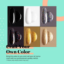 Beetles Dipping Powder Starter Kits 6 Colors Dip Nails Black Gold Glitter Dip Powder Nail Dip Set Dipping System for French,No LED Nail Lamp Needed Manicure Nail Art DIY Home Gifts for Women beetles Gel Polish Store
