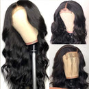 Human Hair Lace Front Wigs, 4x4 Body Wave Lace Wigs Human Hair, 130% Density Brazilian Virgin Human Hair Lace Closure Body Wave Wigs for Woman, Natural Color 24 Inch Geeta