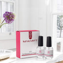Makartt Poly Nail Gel White 50ML Bundle with Nail Dehydrator and Nail Primer Kit, Gel Nail Brush and nail Spatula Dual End Makartt