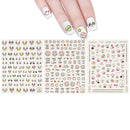 ALLYDREW 3 Sheets Facial Expressions Nail Art Emotion Emoji Nail Stickers allydrew
