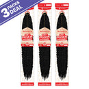 Outre X-Pression Crochet Braids Twisted Up Kinky Passion Water wave 24" (3-Pack, OM30) Outre Braids