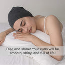 Satin Bonnet Lined Sleeping Beanie Hat Bamboo Headwear Frizzy Natural Hair Nurse Cap for Women and Men CAPLORD