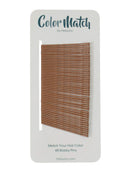 Heliums Ginger Color Match Premium Bobby Pins for Redheads, 2 Inch Wavy - 48 Count Heliums