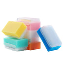 ZIZNBA 12PCS Baby Bath Time Sponge Brush- Body, Hair, and Scalp Cleaning - Gentle on Infant, Toddler Sensitive Skin - Great Sensory Feel. ZIZNBA