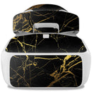 MightySkins Skin Compatible with DJI Goggles – Black Gold Marble | Protective, Durable, and Unique Vinyl Decal wrap Cover | Easy to Apply, Remove, and Change Styles | Made in The USA MIGHTY SKINS