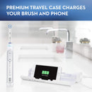 Oral-B GENIUS X Electric Toothbrush With 3 Oral-B Replacement Brush Heads & Toothbrush Case, White,1 Count (Packaging may vary) Oral-B Store