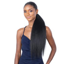 Organique Mastermix Synthetic Pony Pro Wrap Around Ponytail - NATURAL YAKY 24" (1B Off Black) Organique Mastermix