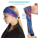 Headbands for Women, Bohemian Style Yoga Elastic Headwraps Head Wrap Hair Band 8 Pack (Style-4) ZUOSIVNAT