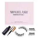 MoxieLash Essentials Kit Vol 1 - Mini Liquid Magnetic Eyeliner for Magnetic Eyelashes - No Glue & Mess Free - Fast & Easy Application - 4 Lashes Included & Makeup Removers & Instruction Card Included MoxieLash Store