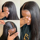 FLYBAO 4x4 Lace Front Wigs Straight Human Hair Wigs Brazilian Lace Closure Wigs for Black Women 150% Density Lace Wigs Pre Plucked with Baby Hair FLYBAO