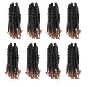 8 Packs Passion Twist Crochet Hair 10 inch Short Bohemian Braids Synthetic Hair Extensions (10Inch,T30) LEONYERI Store