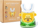 autobrush Kids Electric Toothbrush – Only ADA Accepted U-Shaped Toothbrush, Clinically Proven Up to 5.1X Better Cleaning, 30 Seconds, Full-Mouth 360 Coverage, LED Lights, Music, Ages 6-8, Hippo Infinity Warehouse
