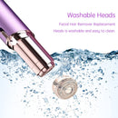 Facial Hair Remover Replacement Heads Generation 2, Perfect for Finishing Touch Flawless Hair Remover As Seen On TV, 18K Gold-Plated Rose Gold, 6 Count ceooe