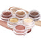 LUXAZA 6 PCS Neutral Brown Cream Eyeshadow Set, Shimmer and Matte Cream Eye Shadows,High Pigmented Metallic Creamy Smoky Eyeshadow Longwear Waterproof Eye Makeup LUXAZA