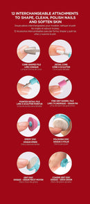 KISS Power File X Nail Dryer, All-In-One Nail Care Kit (2464N) KISS