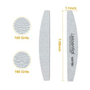 Nail Files and Buffers, 100/180 Grit Nail File Set, Double Sided Emery Boards Manicure Tools for Nail Grooming and Styling Fanzbike