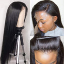 Subella Hair 9A Lace Front Wigs Human Hair with Baby Hair 150% Density Brazilian Straight Human Hair Wigs for Black Women Natural Color (24inch) Subella Store