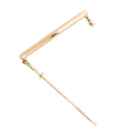 L. Erickson Metal Hexagon Tige Boule Barrette - Gold L. Erickson