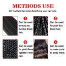 Pre-stretched Braids Hair 26 Inch 8 Packs Professional Itch Free Hot Water Setting Synthetic Fiber Ombre Yaki Texture Braid Hair Extensions 1B-30 Beyond Beauty Store