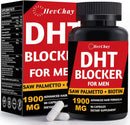 DHT Blocker for Men | Extra Strength Saw Palmetto & Biotin Hair Growth Supplement - Hair Growth Vitamins - Hair Regrowth - Natural Hair Loss Supplements for Men - Proprietary Herbal Blends,1 Pack Infinity Warehouse