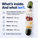Liposomal Glutathione Supplement, 1150mg 11-in-1 Complex with NAC, 60ct Infinity Warehouse