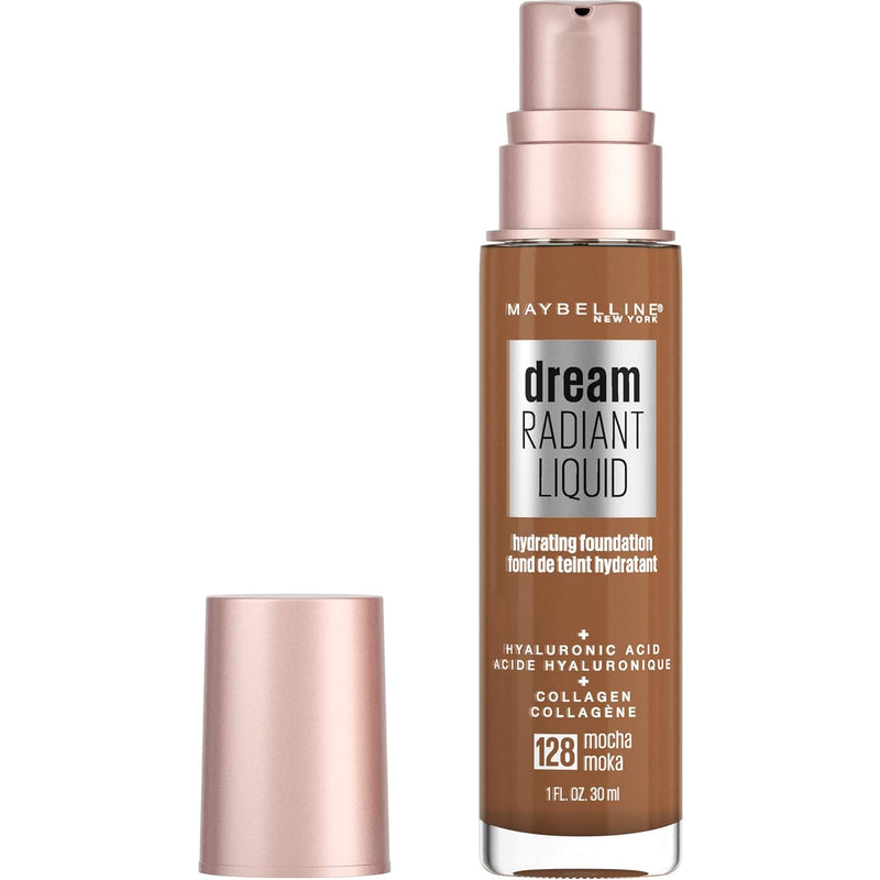 Maybelline Dream Radiant Liquid Medium Coverage Hydrating Makeup, Lightweight Liquid Foundation, Natural Beige, 1 Count Infinity Warehouse
