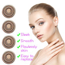 Facial Hair Remover Replacement Heads Generation 2, Perfect for Finishing Touch Flawless Hair Remover As Seen On TV, 18K Gold-Plated Rose Gold, 6 Count ceooe