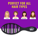 Wet Brush, Refresh and Extend Speed Dry Hair Black Detangling For All Hair Types – Removes Dirt Excess Oils and Impurities Charcoal Infused Bristles Wet Brush