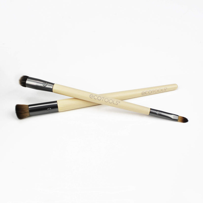 EcoTools Ultimate Concealer Makeup Brush Set, Cover & Blend Imperfections, 3 Brush Heads EcoTools