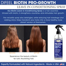 Difeel Biotin Regimen for Hair Growth - 4-Step Shampoo, Condition and Treatment System (4-PC SET) Infinity Warehouse