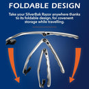 Bakblade 2.0 SilverBak Back Shavers for Men: DIY Hair Shaver, Safety Blade Technology & Ergonomic Handle, Wet & Dry Shaving (Extra Blades Included) Infinity Warehouse