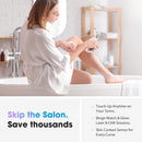 IPL Laser Hair Removal Device for Women & Men - Home 45°F Ice-Cooling Contact for Painless & Long-Lasting Results, 86% Hair Reduction in 3 Weeks for Full Body & Bikini Line, Rose Gold Infinity Warehouse