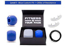 Jawzrsize Jaw, Face, and Neck Exerciser - Define Your Jawline, Slim and Tone Your Face, Look Younger and Healthier - Helps Reduce Stress and Cravings - Facial Exerciser (Level 1 - Beginner) (Small, Blue) Jawzrsize