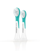 Philips Sonicare for Kids 3+ Genuine Replacement Toothbrush Heads, 2 Brush Heads, Turquoise and White, Compact, HX6032/94 Philips Sonicare
