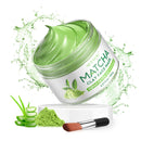 SHVYOG Matcha Green Tea Face Mask, Antioxidant Detox Face Mask with Volcanic Mud, Deep Cleansing & Moisturizing & Hydrating Facial Mud Mask for Acne, Blackheads, Pores, Wrinkles SHVYOG Store