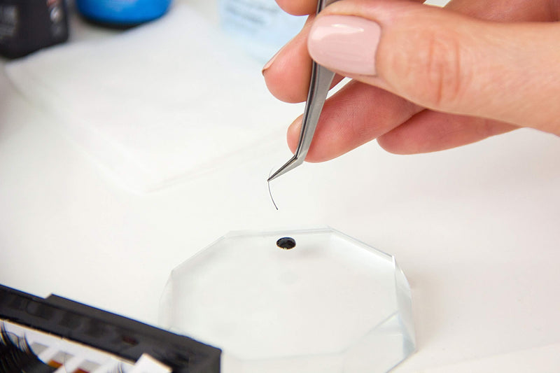 Sensitive Eyelash Extension Glue Stacy Lash 0.17fl.oz/5ml /Low Fume/ 5 Sec Drying time/Retention -5 Weeks/Professional Use Only Black Adhesive for Individual Semi-Permanent Eyelash Extensions STACY LASH