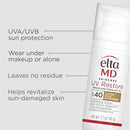 EltaMD UV Restore,Face Sunscreen, SPF 40, Mineral Sunscreen for Sun Damaged Skin Repair, Anti-Aging Zinc Oxide Sunscreen Formula Infinity Warehouse