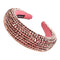 SP SOPHIA COLLECTION Women's Sparkling Crystal Padded Rhinestone Wide Bejeweled Hair Headband Party Hairband Hair Accessories in Rose Gold SP Sophia Collection