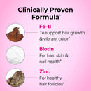 HUM Hair Strong Daily Hair Growth Gummies with Biotin, Zinc, Vitamin B12 to Support Growth, Folic Acid & Vitamin B12 Gummy Vitamins for Healthy Hair Support for Women and Men, 180 Gummies Infinity Warehouse