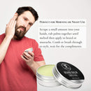 Unscented Beard Balm - Styles, Strengthens & Softens Beards and Mustaches - 100% Natural Beard Conditioner with Organic Shea Butter, Tea Tree, Argan & Jojoba Oils by Striking Viking Striking Viking Store