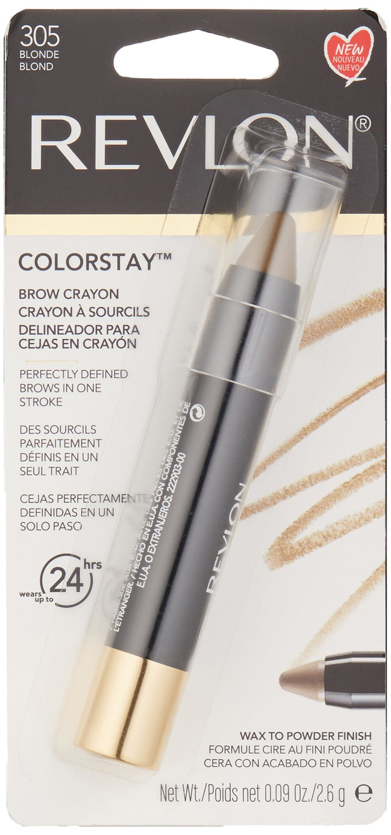 Revlon ColorStay Brow Crayon, Blonde REVLON