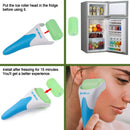 EAONE 4 in 1 Ice Roller Jade Roller Eyes Facial Massage Kits Cold Freezer Therapy Instant Pain Relief Wrinkle Preventing Coolers Skin Roller for Face & Eye Neck Massage Mother's Day Gift EAONE